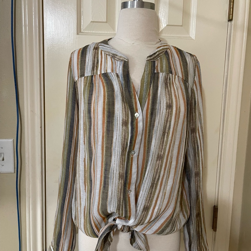 Georgpus Zac & Rachel stripped blouse